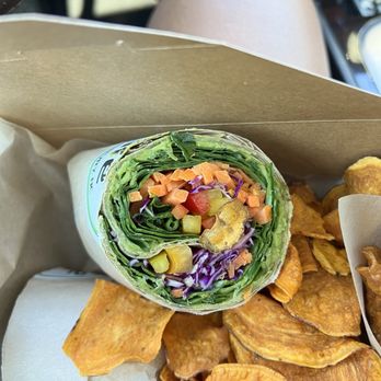 Juice Life - Wowzer! It's a veggie wrap but it's this vegan's DREAM! - Juice Bars & Smoothies Near Me - Salisbury, North Carolina