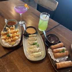 Sadudee Thai Food - Crusty Crab (6), Spring Rolls (4) & Dumplings (6)