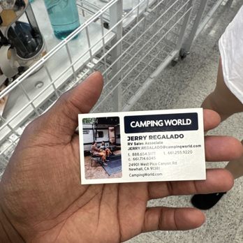 Camping World - Newhall - The guy that helped me - RV Dealers Near Me - Newhall, California