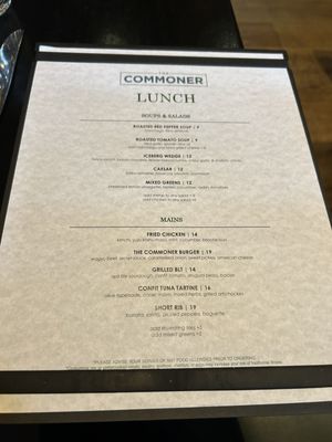 Menu photo 8 The Commoner Pittsburgh, PA