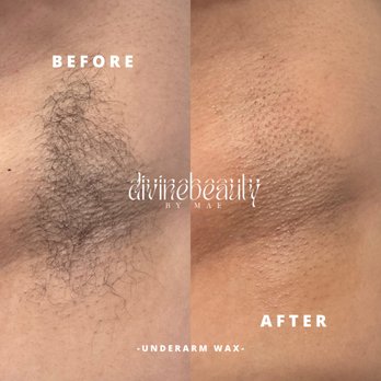 Divine Beauty By Mae - Before and After of Underarm Wax! - Waxing Near Me Divine Beauty By Mae - Before and After of Underarm Wax! - Waxing Near Me