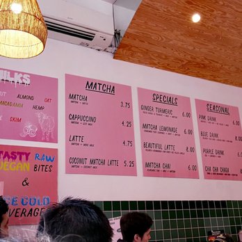 Cha Cha Matcha - Menu - Coffee & Tea Near Me - New York, New York