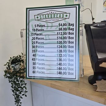 Starbread Bakery - Prices as of 3/16/25. - Bakeries Near Me - Chula Vista, California Starbread Bakery - Prices as of 3/16/25. - Bakeries Near Me - Chula Vista, California