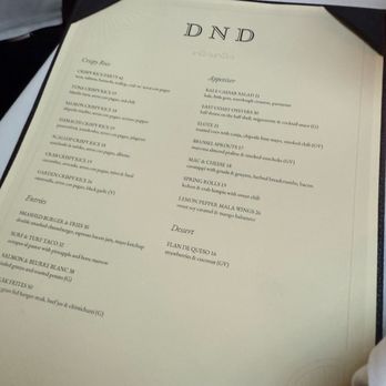 Do Not Disturb - Menu - Speakeasies Near Me - New York, New York