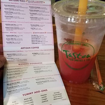 Tastea - The menu is full of goodness. - Bubble Tea Near Me - San Jose, California Tastea - The menu is full of goodness. - Bubble Tea Near Me - San Jose, California