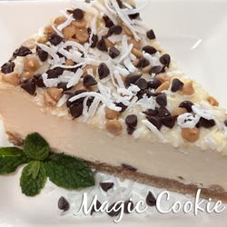 Little Slice Of Hell Cheesecakes - Magic Cookie Bar cheesecake slice