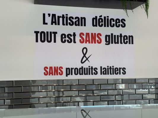 L'artisan délices sans gluten et sans lait by null
