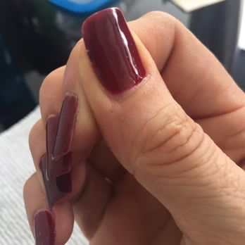 Glam House - Nails were done Friday at 8:45pm this was Monday! The nails weren't cleaned or cuticles cut and it immediately started to show. - Hair Salons Near Me - Miami, Florida Glam House - Nails were done Friday at 8:45pm this was Monday! The nails weren't cleaned or cuticles cut and it immediately started to show. - Hair Salons Near Me - Miami, Florida