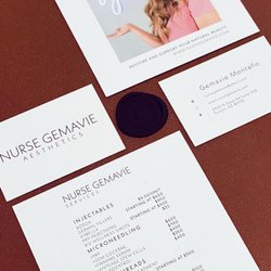 Nurse Gemavie | Service Menu & Business Cards