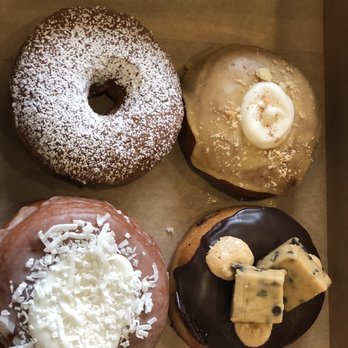 Veera Donuts - The Veera, pumpkin cheesecake, coconut, cookie butter chocolate chip cookie dough - Donuts Near Me - Missoula, Montana Veera Donuts - The Veera, pumpkin cheesecake, coconut, cookie butter chocolate chip cookie dough - Donuts Near Me - Missoula, Montana