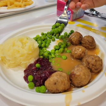 IKEA - Meatballs.  (Small portions again and terrible looking plating) - Furniture Stores Near Me - Concord, Ontario