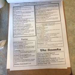 The Monument Grill - Menu