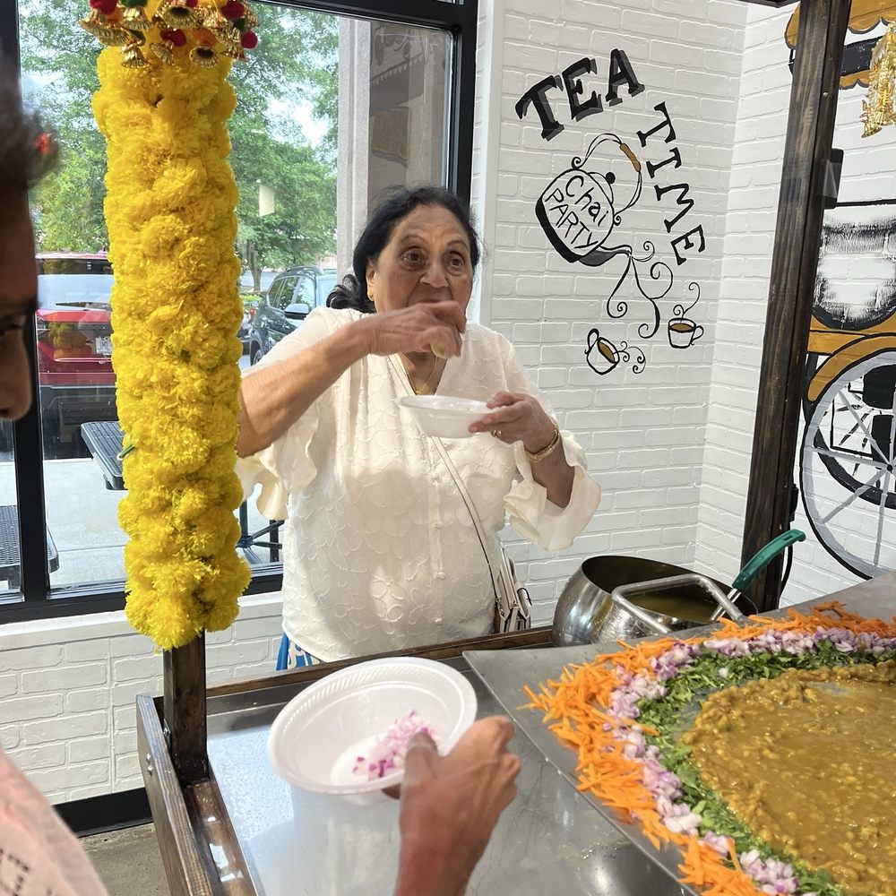 Desi District - Eating pani puri - Indian Near Me - Pineville, North Carolina