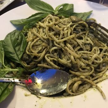 Le Forville - Linguine with pesto and artichokes. - Brasseries Near Me - Cannes, 06