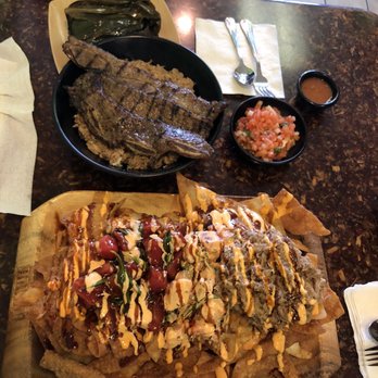 Kehau's Kitchen - Local boy combo and Surf & Turf nachos - Hawaiian Near Me - Aiea, Hawaii