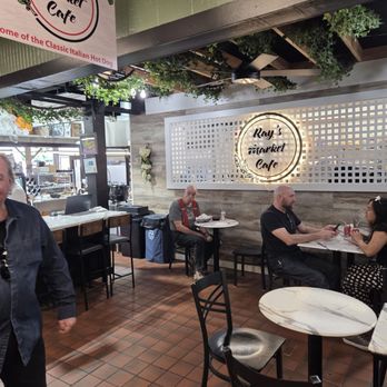 Ray's Market Cafe - Ray's seating area at Trenton Farmers' Market, June 2026 - Cafes Near Me - Lawrence Township, New Jersey