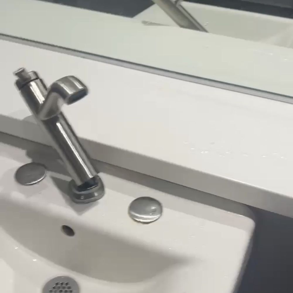 Sky Zone Trampoline Park - This is the sink in the men's bathroom. It's representative of the level of care put into this facility. - Trampoline Parks Near Me - Tukwila, Washington Sky Zone Trampoline Park - This is the sink in the men's bathroom. It's representative of the level of care put into this facility. - Trampoline Parks Near Me - Tukwila, Washington