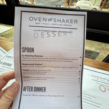 Oven and Shaker - Pizza Near Me - Portland, Oregon