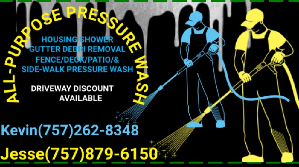 ALL PURPOSE PRESSURE WASH Newport News, Virginia Pressure Washers
