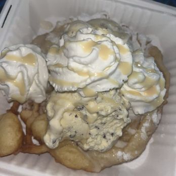 The Funnel House - Fundae (Funnel Sundae) - Desserts Near Me - Long Beach, California The Funnel House - Fundae (Funnel Sundae) - Desserts Near Me - Long Beach, California