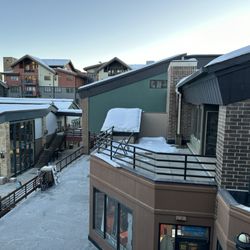 Gondola Square Condominiums - Condo balcony. Wish we had a hot tub. The balcony is huge.