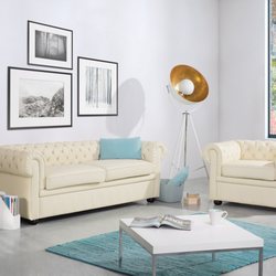 Beliani Furnitures - Comfortable armchair and sofa in classic design.