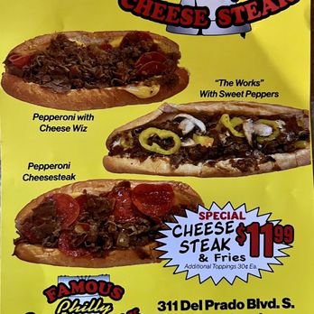 Famous Philly - Menu - Fish & Chips Near Me - Cape Coral, Florida Famous Philly - Menu - Fish & Chips Near Me - Cape Coral, Florida
