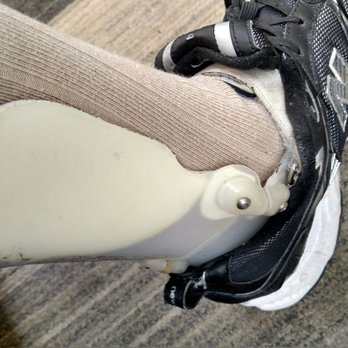 Ann Arbor Shoe Repair - This is what I was talking about! The backstrap of my other left shoe that goes over my leg brace finally broke. Jesus fixing it now. - Shoe Repair Near Me - Ann Arbor, Michigan Ann Arbor Shoe Repair - This is what I was talking about! The backstrap of my other left shoe that goes over my leg brace finally broke. Jesus fixing it now. - Shoe Repair Near Me - Ann Arbor, Michigan