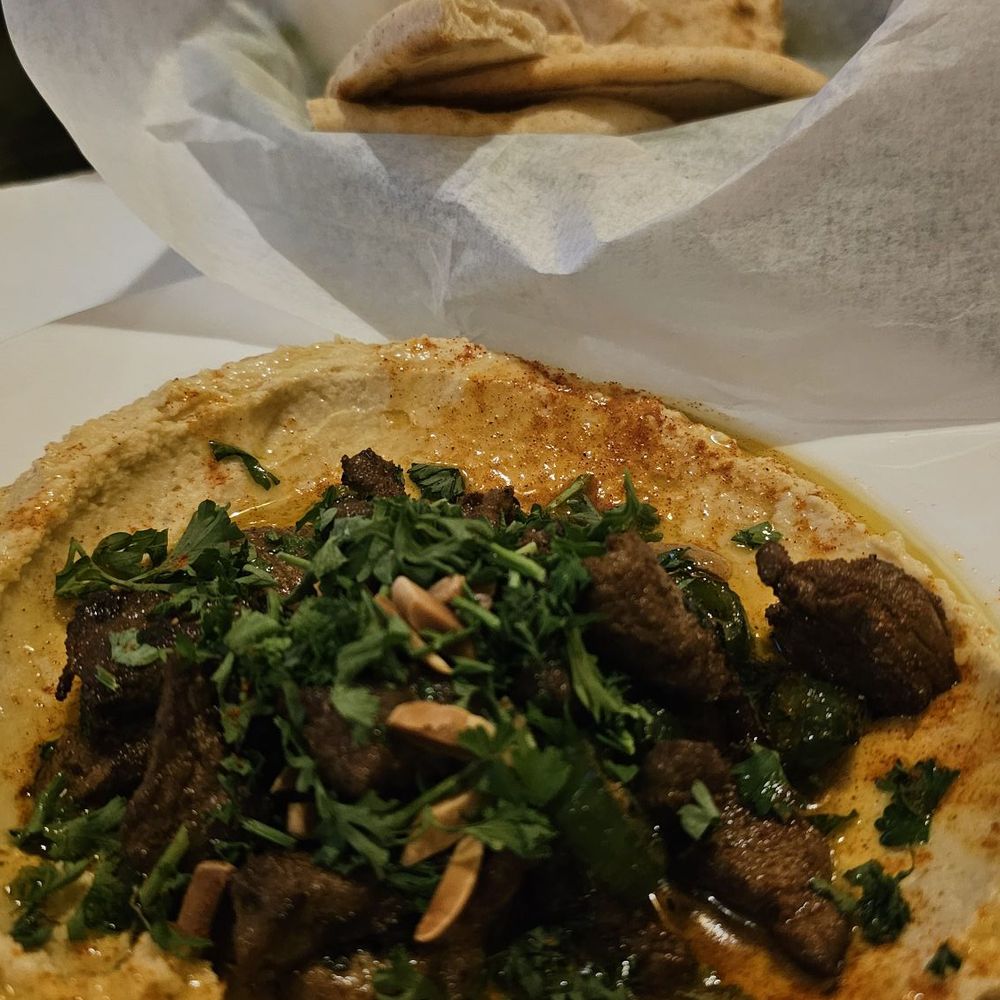 EastSide Story - Hummus with lamb (5/5) - Hookah Bars Near Me - New York, New York