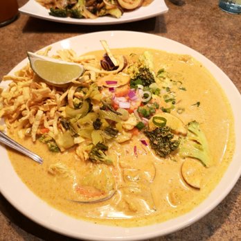 Cafe de Bangkok - Khao Soi. Not good. Way to salty and no rice to balance it out. - Thai Near Me - Gilbert, Arizona