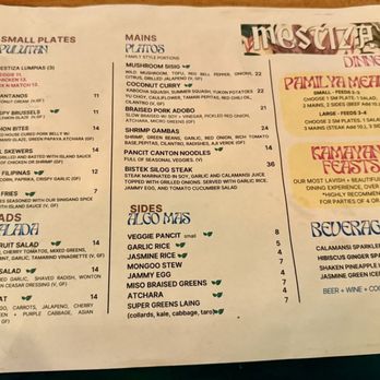 Mestiza - Menu - Vegetarian Near Me - San Francisco, California Mestiza - Menu - Vegetarian Near Me - San Francisco, California