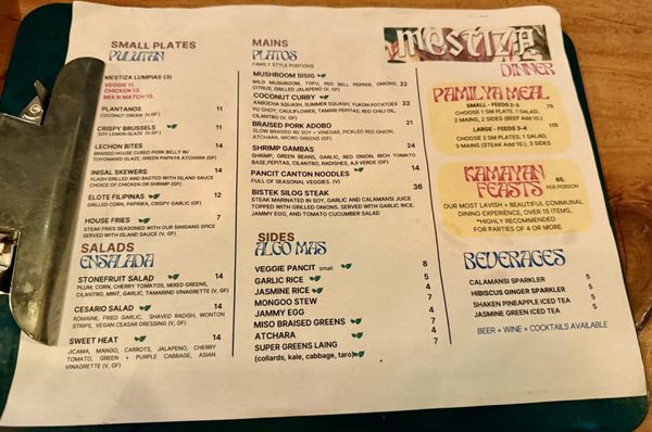 Menu photo 5 Mestiza San Francisco, CA Menu photo 5 Mestiza San Francisco, CA