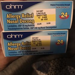 Ten dollar over the counter meds I was over charged for