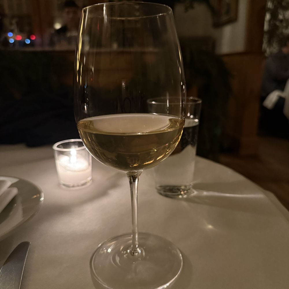 Borgo - glass of chablis - Italian Near Me - New York, New York Borgo - glass of chablis - Italian Near Me - New York, New York