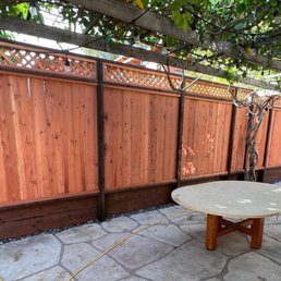 Retaining wall & fence Retaining wall & fence