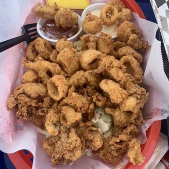 Tin Fish - 8 oz. Fried Calamari Appetizer - Seafood Near Me - Oceanside, California Tin Fish - 8 oz. Fried Calamari Appetizer - Seafood Near Me - Oceanside, California