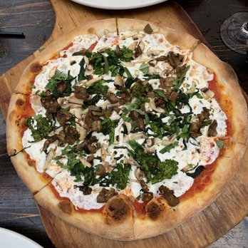 Michaelangelo's - build your own pizza- eggplant shroom and broccoli rabe - Lounges Near Me - Bronx, New York