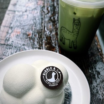 Bibble & Sip - Milk tea cloud cake and jasmine green Milk tea - Coffee & Tea Near Me - New York, New York Bibble & Sip - Milk tea cloud cake and jasmine green Milk tea - Coffee & Tea Near Me - New York, New York