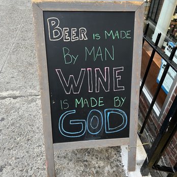 The Wine Hut - a beer sign on the sidewalk - Beer, Wine & Spirits Near Me - New York, New York The Wine Hut - a beer sign on the sidewalk - Beer, Wine & Spirits Near Me - New York, New York