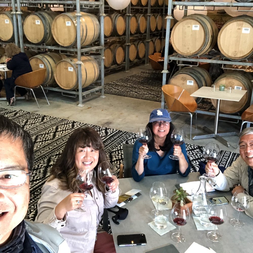 Cuvaison - Wine session with good friends:  Napa Valley @Cuvaison - Wineries Near Me - Napa, California