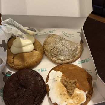 Cookie Society - Addison - New flavors: Sweet Potato  Butter Cake Cinnamon Roll   Dulce De Leche - Desserts Near Me - Addison, Texas