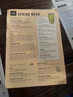 Menu photo 2 First Watch Jacksonville, NC