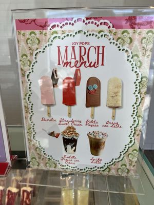 Menu photo 4 Joy Pops Provo, UT