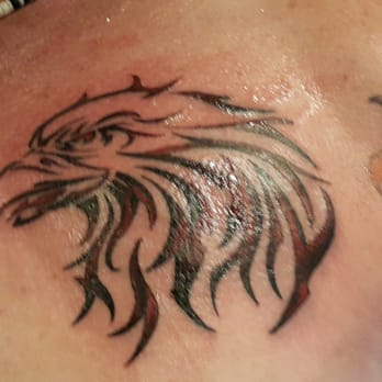 Certified Tattoo Studios - My Tribal eagle from Jason at Pens and needles - Tattoo Near Me - Colorado Springs, Colorado