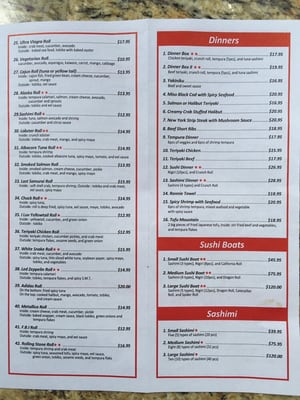 Menu photo 3 Ronnie Sushi Anchorage, AK