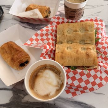 Fonsi - Donatello Sandwich, Chocolate Croissants, Cappuccino - Sandwiches Near Me - Salt Lake City, Utah Fonsi - Donatello Sandwich, Chocolate Croissants, Cappuccino - Sandwiches Near Me - Salt Lake City, Utah