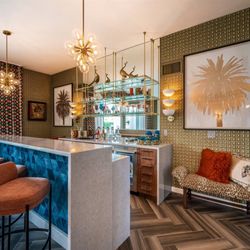 Modern Twig - Wood Veneer, Walnut, Bar Cabinets, Ikea Cabinets