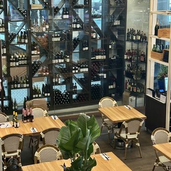 Le Café du Théâtre - 6/6/25 - wine wall - French Near Me - Brossard, Quebec Le Café du Théâtre - 6/6/25 - wine wall - French Near Me - Brossard, Quebec