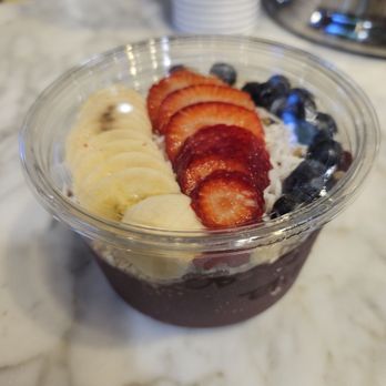 Nugget Markets - Original Berry Acai Bowl with Coconut Shavings instead of Chocolate Curls. - Grocery Near Me - West Sacramento, California Nugget Markets - Original Berry Acai Bowl with Coconut Shavings instead of Chocolate Curls. - Grocery Near Me - West Sacramento, California
