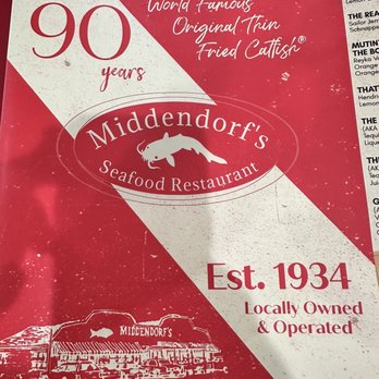 Middendorfs - Slidell - Menu - Seafood Near Me - Slidell, Louisiana